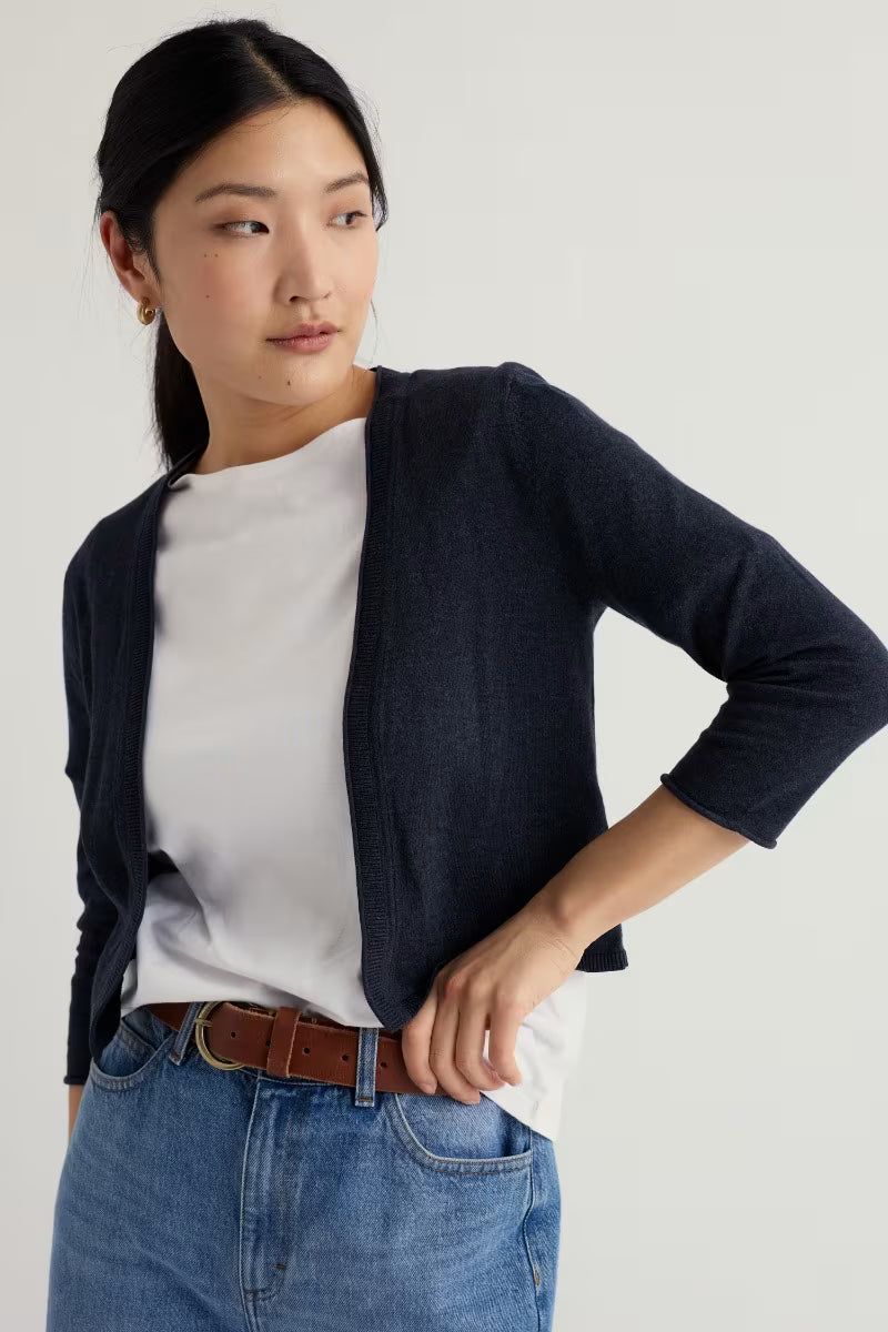 Vanessa Cardigan - Maritime Blue - Suttles & Seawinds