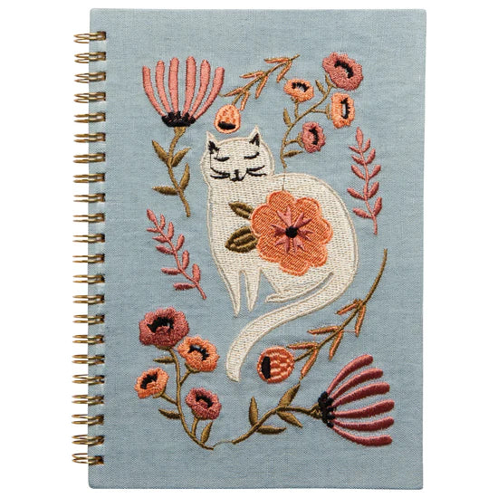 DANICA -  EMBROIDERED NOTEBOOKS