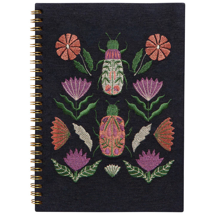 DANICA -  EMBROIDERED NOTEBOOKS