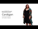 Load and play video in Gallery viewer, SARIKNOTSARI - SHEER AVATAR PURE SILK CARDIGAN
