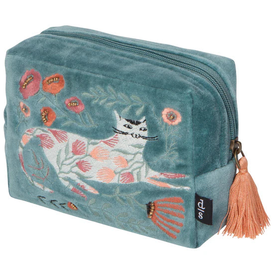 DANICA -  EMBROIDERED POUCH