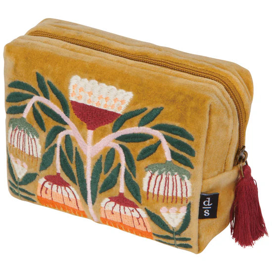 DANICA -  EMBROIDERED POUCH