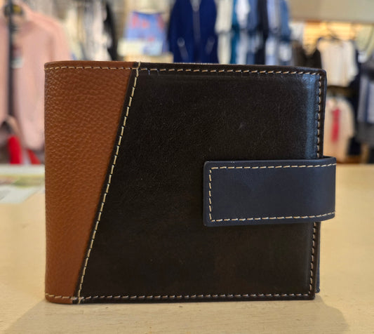 SORUKA -CALEB - BIFOLD WALLET WITH SNAP CLOSURE