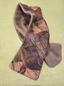 TRESART - SILK  EMBELLISHED AND EMBROIDERED MUFFLER SCARVES