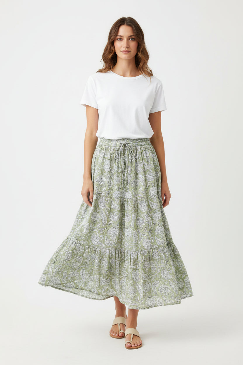 Tiered Skirt