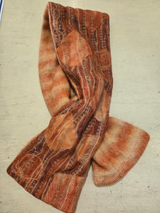 TRESART - SILK  EMBELLISHED AND EMBROIDERED MUFFLER SCARVES