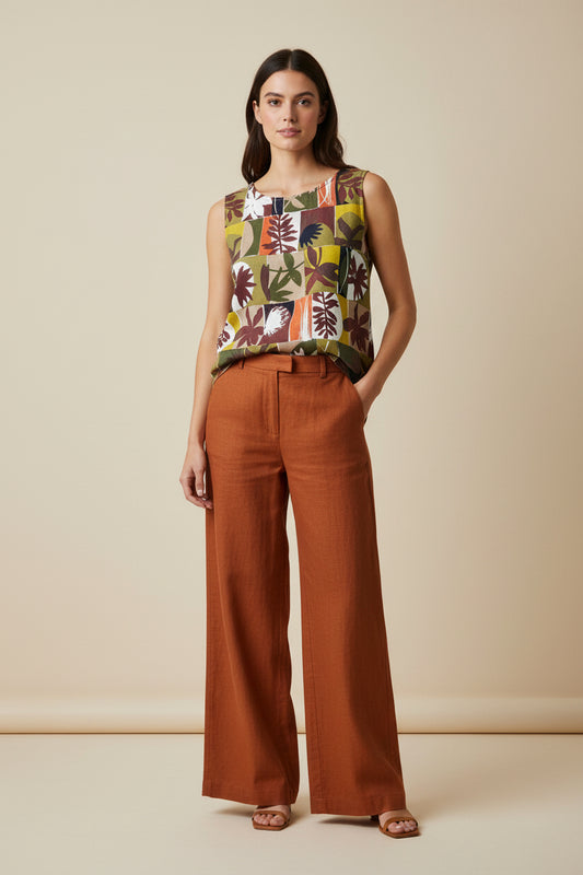 Colour Study Top - Cacao
