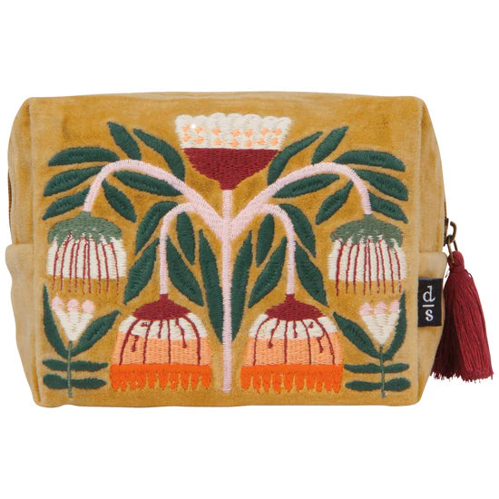 DANICA -  EMBROIDERED POUCH