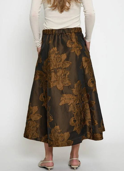 Minus Andie Midi Skirt Tiramisu - Back