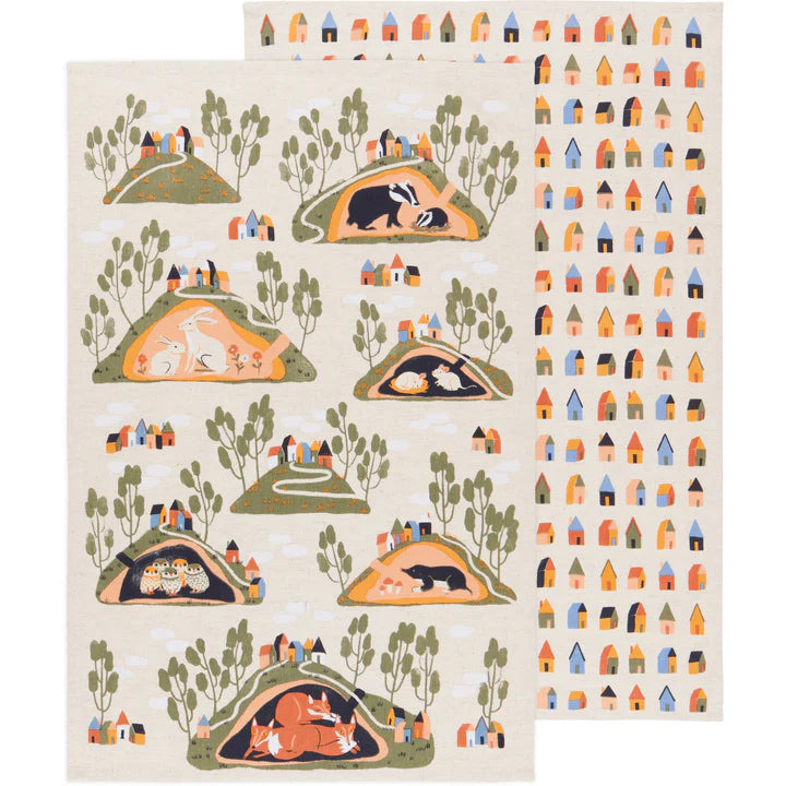 DANICA - LINEN BLEND TEA TOWELS 2PK