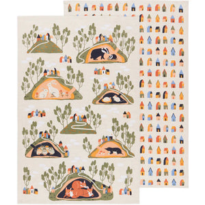 DANICA - LINEN BLEND TEA TOWELS 2PK