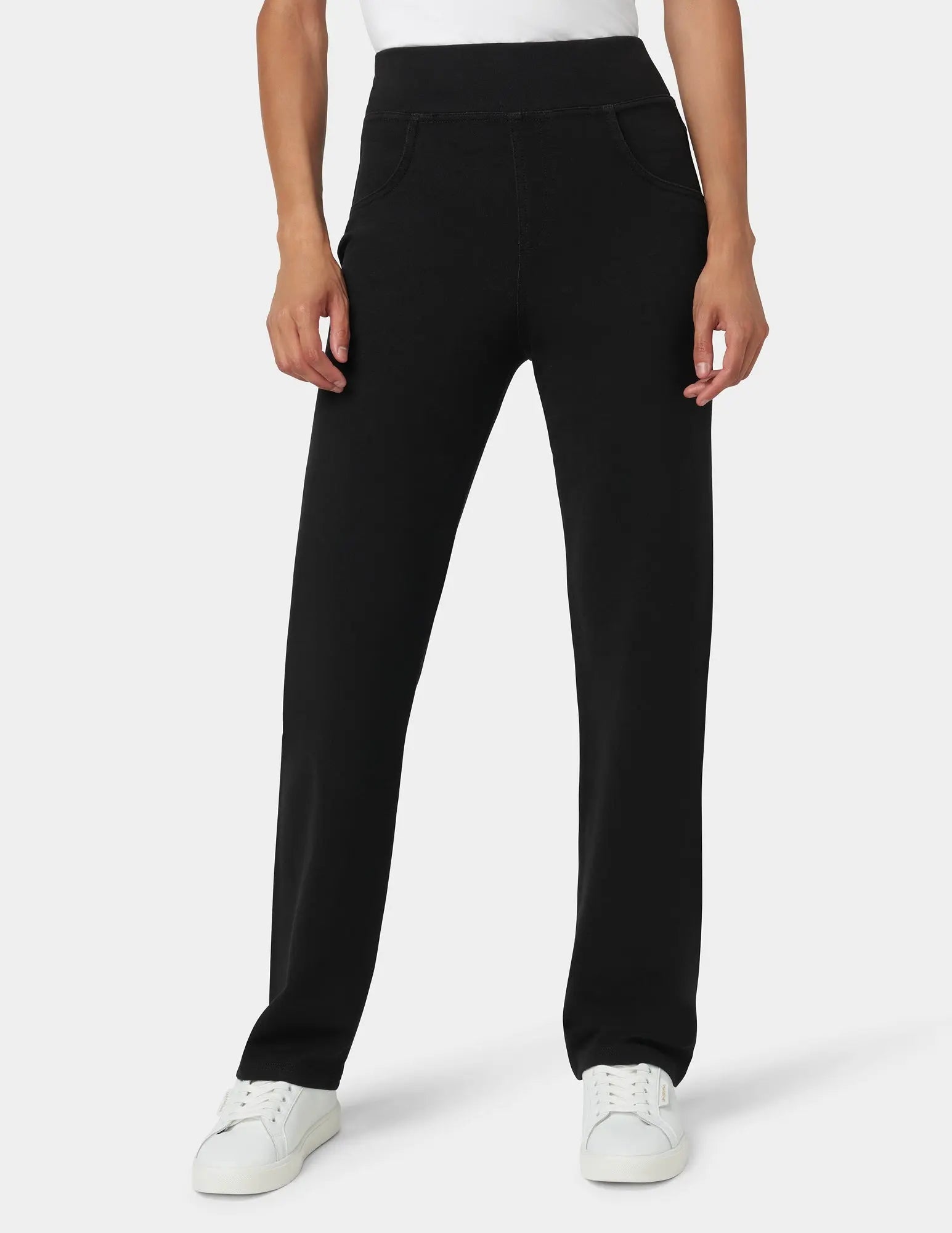 HUE - GAME CHANGING HIGH RISE STRAIGHT LEG PANT