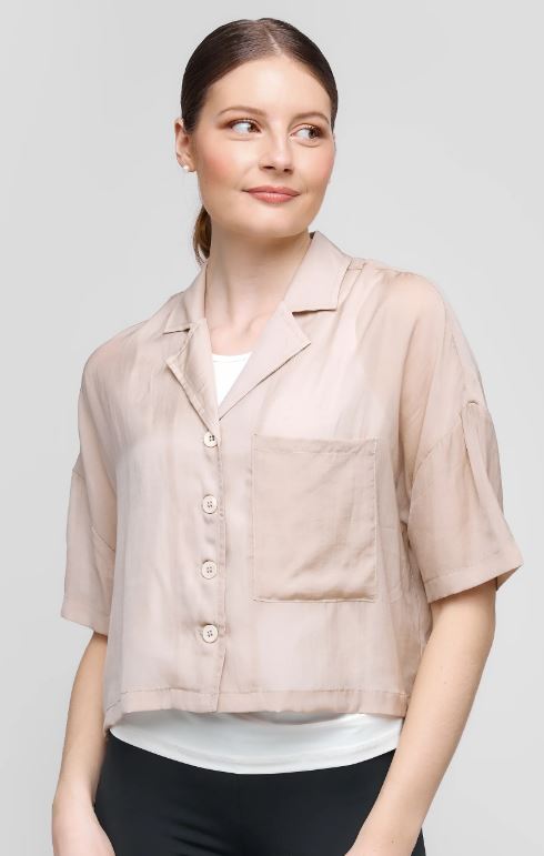 Uchuu - Silk Short Shirt - Suttles & Seawinds