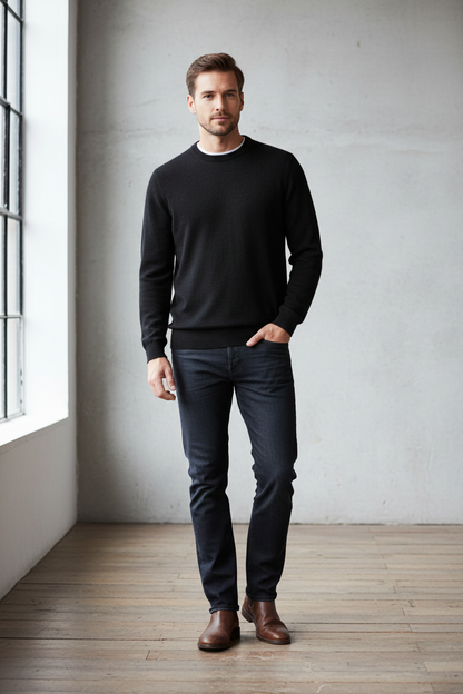 Viyella Basic Crew Sweater
