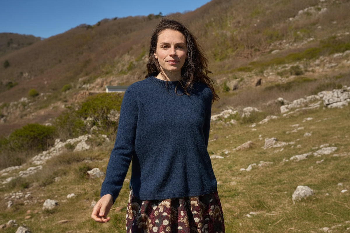 Zoelle Rib Collar Mockneck