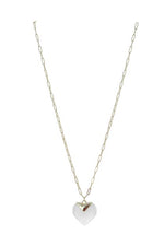 Load image into Gallery viewer, MERX -  CRYSTAL HEART FASHION CHAIN NECKLACE
