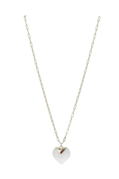 Crystal Heart Fashion Chain Necklace