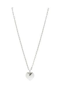 MERX -  CRYSTAL HEART FASHION CHAIN NECKLACE