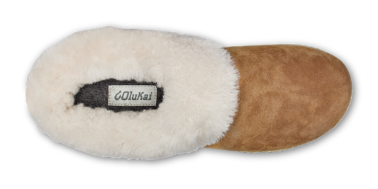 Olu Kai - Ladies Ku-i Nubuck slipper indoor/outdoor sole