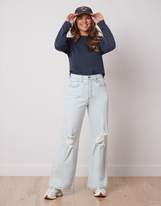 YOGA JEANS - LILY HIGH RISE WIDE LEG