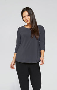 SYMPLI - GO TO CLASSIC T-SHIRT RELAX 3/4 SLEEVE
