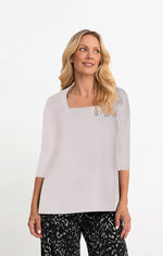 Load image into Gallery viewer, SYMPLI - SQUARE NECK TOP, 3/4 SLEEVE
