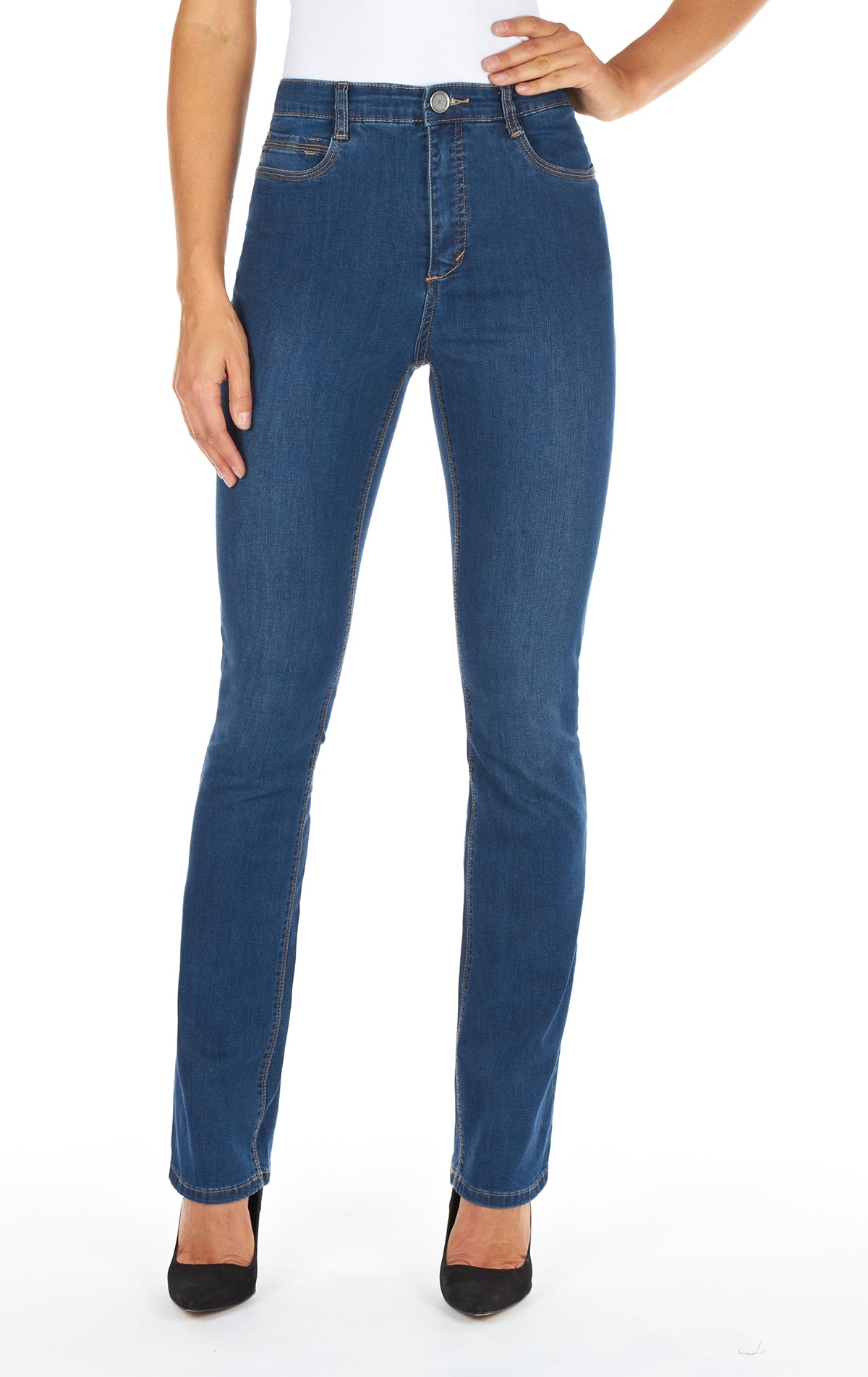 Peggy Supreme Denim Straight Leg - Suttles & Seawinds
