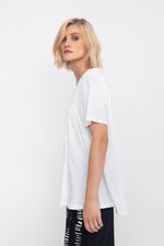 Load image into Gallery viewer, OZAI N KU - V-NECK SHORT SLEEVE BLOUSE
