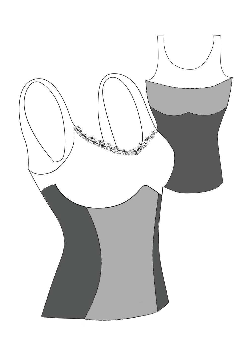 BODY HUSH- THE STREET SMART CAMI