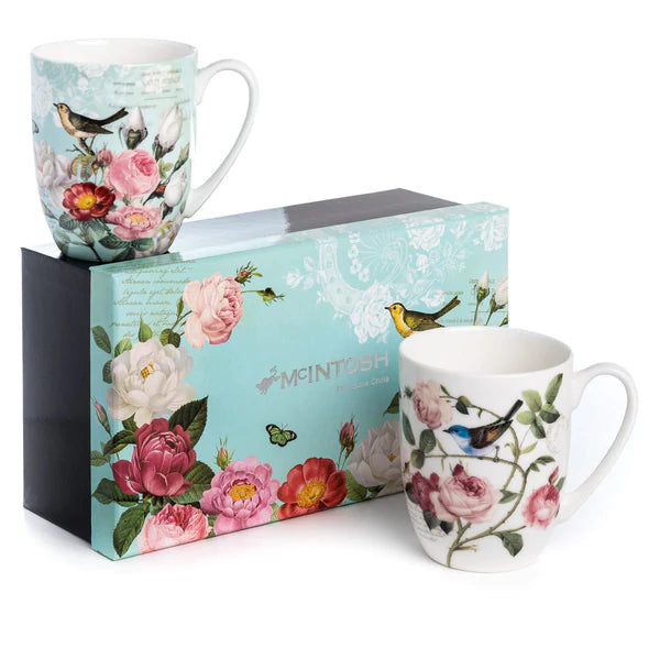 MCINTOSH - BONE CHINA GIFT SET 2 MUGS
