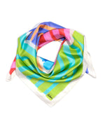 Load image into Gallery viewer, ECHO NYC - FINGER PAINT SILK SQUARE SCARF
