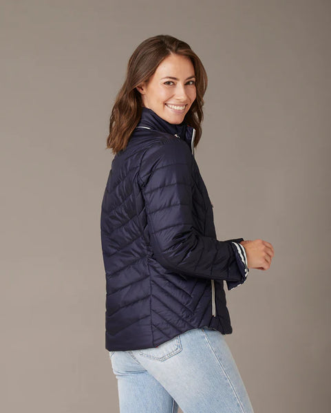 Polo quilted hot sale jacket womens