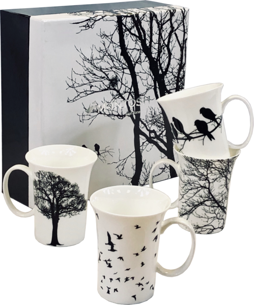 Boxed Set of 4 Mugs Gift Package - Suttles & Seawinds