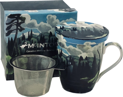 Bone China  Mug Tea With Lid - Suttles & Seawinds