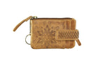 Load image into Gallery viewer, MILO -CLEO LEATHER EMBOSSED CREDIT CARD AND CHANGE WALLET

