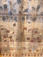 Load image into Gallery viewer, RADIANCE -SILK DUPATI HAND WOVEN SCARVES WITH GOLD THREADS
