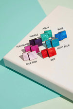 Load image into Gallery viewer, ISKINSISTERS - RAINBOW SQUARE EARRINGS
