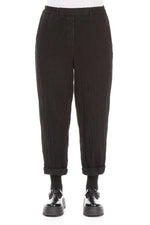 Load image into Gallery viewer, GRIZAS - ROLL UP MELANGE LINEN TROUSERS
