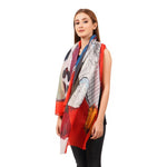 Load image into Gallery viewer, PARSLEY AND SAGE - GRAPHIC DOG PRINTED SCARF
