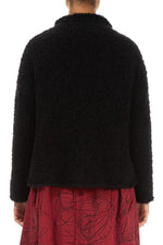 Load image into Gallery viewer, GRIZAS - BOUCLE KNIT SHORT ZIPPERED JACKET/CARDI
