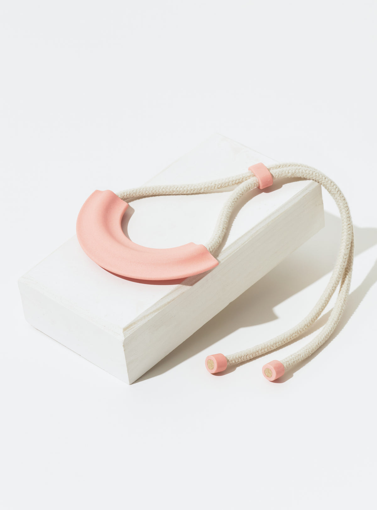 Studio Mineral - Sat Coral Ceramic Neckware - Suttles & Seawinds
