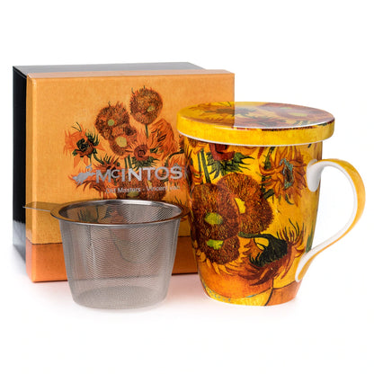 Bone China  Mug Tea With Lid - Suttles & Seawinds