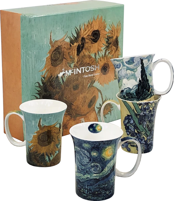 Boxed Set of 4 Mugs Gift Package - Suttles & Seawinds