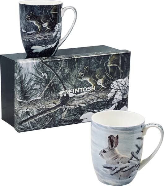 MCINTOSH - BONE CHINA GIFT SET 2 MUGS