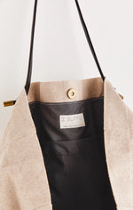 Load image into Gallery viewer, Z SUPPLY - CARRY ALL GOOD VIBES TOTE - NATURAL
