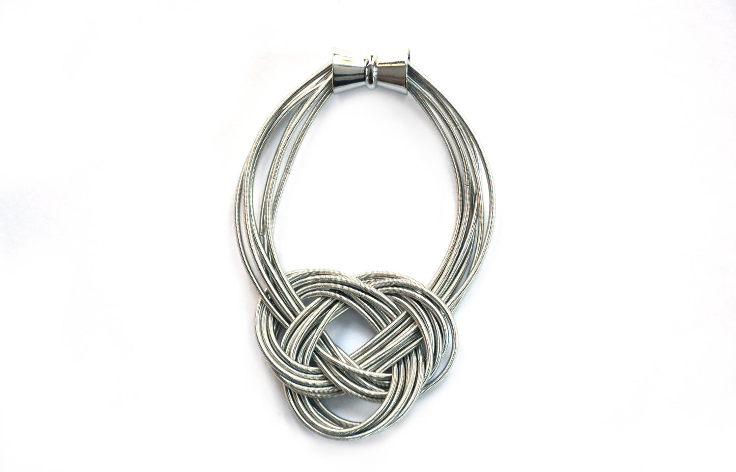 Sea Lily - Silver Wire Figure 8 Bracelet With Magnetic Clasp