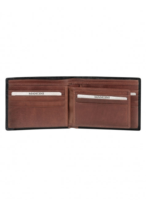 MENS BILLFOLD W/REMOVALBE PASSCASE RFID