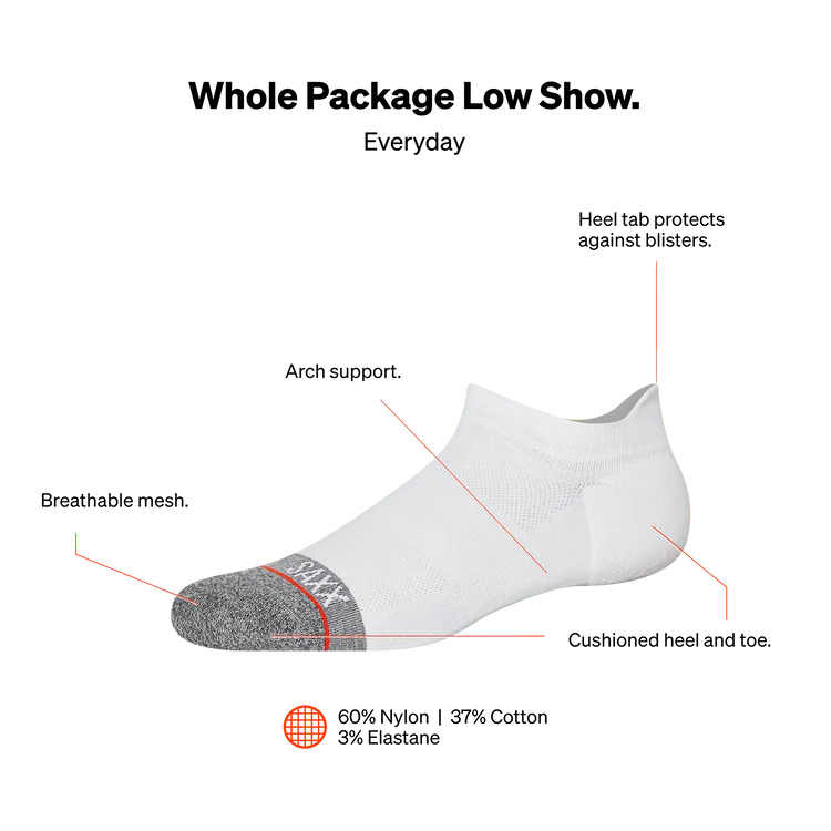 SAXX - WHOLE PACKAGE NO SHOW SOCKS