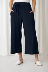 SYMPLI - WIDE LEG CROP TROUSER